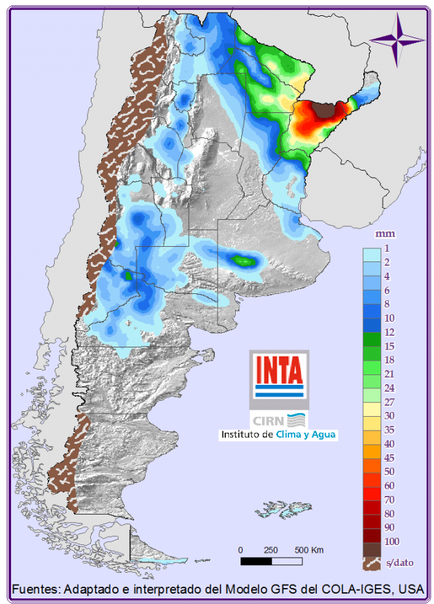 Clima en corrientes sales