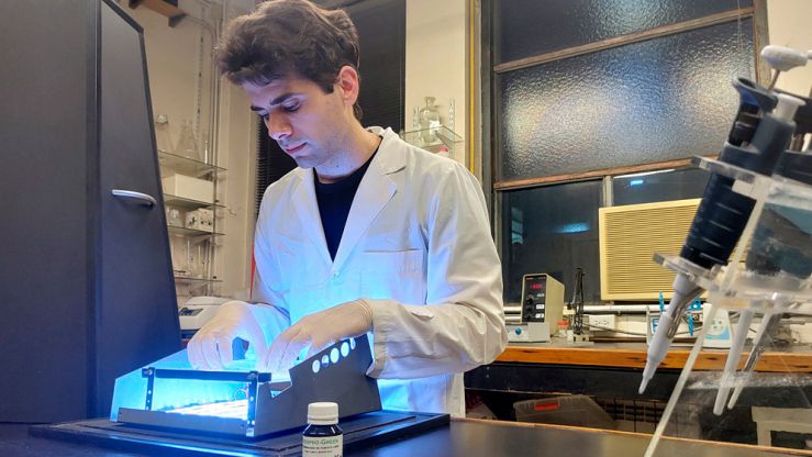 Fuente: CONICET. Descripción: Álvaro Recoulat Angelini, primer autor del trabajo que describe el desarrollo.