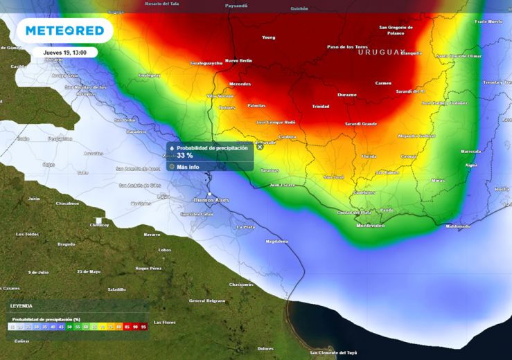 Alerta por tormentas y un cierre de semana con marcas térmicas inusuales