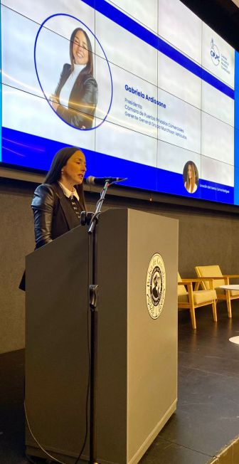 Foto:&nbsp;Gabriela Ardissone, presidente de la Cámara de Puertos Privados Comerciales